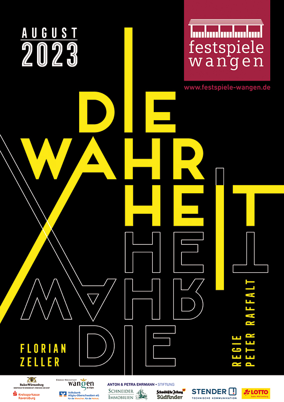 Die Wahrheit von Florian Zeller -Festspiele Wangen, im Juli - August 2023